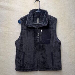 Calvin Klein Plush Performance Vest Women Luxury Soft Winter Large MSRP $79